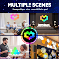 Miniatyrbillede 5 af 5: Hexagon Lys, Hexagon Væglamper, Hexagon Led Lys med A