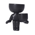 Miniatyrbillede 1 af 10: Abstrakte figurer Blomsterpotter Keramik vase SORT AA Sort Black AA