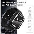 Miniatyrbild 4 av 5: 6-pack Kompatibel med Apple Watch Skärmskydd 42mm Serie 3 2 1 Hård PC Stötfångare Sport Skyddande Fodral för iWatch 42mm Män Kvinnor 42mm