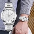 Miniatyrbillede 7 af 10: Quartz armbåndsur VIT MÄN white men
