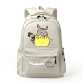 Miniatyrbild 2 av 5: Kawaii Fet Katt Ryggsäck Mode Canvas Ryggsäck för Kvinnor