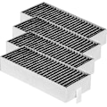 Miniatyrbillede 1 af 3: 4 stk. aktivt kulfilter til emhætte Siemens Hz9vrcr0 17004796 / Bosch Hez9vrcr0 17004805 / Neff Z821vr0 17004806, Gaggenau CA282111