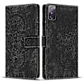 Miniatyrbillede 1 af 4: Frosted Læder Etui til Mandala Emed Retro Telefon Sort(FQ) For Samsung Galaxy S20 FE Black