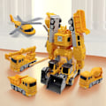 Miniatyrbillede 5 af 5: Magnetisk Transformationsbil til Technic, Samlet Legetøj med Opbevaringsboks