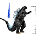 Miniatyrbillede 2 af 5: Godzilla x King Kong Giant Skar Actionfigur Legetøj Shimo Suko med Doug Actionfigur Original Godzilla