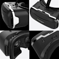 Miniatyrbillede 3 af 4: VR Headset til IPHONE X Smartphone Virtual Reality Bezel Spil