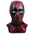 Miniatyrbilde 1 av 4: Deadpool Cosplay Wade Winston Wilson Lærmaske Kostyme Ubåt Deuce Halloween Fest Kostyme Rekvisita Default Title