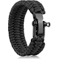Pikkukuva 1 / 5: Selviytymisrannekoru, taktinen paracord-rannekoru, kannettava 550 lb