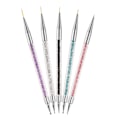 Pikkukuva 3 / 4: 5 kpl/setti Nail Art Dotting Pen Piirustus Liner Sivellin Kukka Sivellin