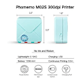 Miniatyrbild 4 av 4: Phomemo M02S Bärbar Bluetooth Termisk Skrivare utan bläck 3