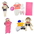Miniatyrbild 6 av 8: Jeffy Dock Puppet Jeffy Hand Puppet Cartoon Plysch Leksak Fylld Dock Boy