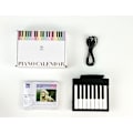 Miniatyrbillede 2 af 5: Taylor Swift Spillelig Klaver Skrivebords Kalender Mini Klaver Skrivebords Kalender 3D Notesblok 2024 White With Card