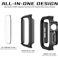 Miniatyrbillede 2 af 5: Robust Apple Watch Case 44Mm Serie 6/5/4 med skærmbeskytter Sort 44mm