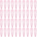 Pikkukuva 1 / 2: 40 kpl 2 tuuman metalliset napsahdus hiuspidikkeet lapsille hiuspidikkeet tytöille hiusasusteet 40 pinks