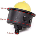 Miniatyrbillede 2 af 3: 3 x Brændstofpumpe Primer Pumpe Til Hecht 40 541sx 5410sh 553sx Serie Plæneklippere