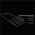 Miniatyrbilde 3 av 4: 2-pakning 2 stk. for Samsung Galaxy Tab A 10.1 (2016) SM-T580 T585 Herdet GLASS Skjermbeskytter Glass Knusesikker Støtsikker