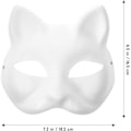 Miniatyrbild 2 av 5: 10 st Therian Mask Katt Rävmask Therian Halloween Mask Therian Kostym för Barn Vuxna Tom Mask för Jul Fest & Therian WELLNGS