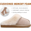 Pikkukuva 3 / 4: Naisten Fluff Dual Memory Foam -tohvelit, naisten mukavat, holvikaaren tukevat, lämpimät tohvelit, helposti puettavat, mukavat talviset kotikengät, joissa on liukueste