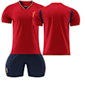 Miniatyrbillede 1 af 10: 22-23 Spanien hjemme rød nr. 9 Gavi 7 Morata 10 Pedri 17 Fati VM fodboldsæt 2223 Spain home no number #M