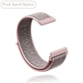 Miniatyrbild 1 av 5: 18mm 20mm 22mm Nylon för Garmin Vivoactive 3 4 4s Band Watch Venu 2 2s SQ Forerunner 645 Armband Nylon - Nylon PinkSand 20MM