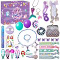 Pikkukuva 1 / 10: 2023 Amazon Joulukalenteri Countdown Blind Box Yksisarvinen Jää ja Lumi Koriste Tytöt Loma Lahja Leikki XT-95-1 Mermaid Blind Box B (396g)