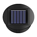 Miniatyrbillede 1 af 5: 4 solcelle-erstatningsrunde LED-lyskasser solbatterikasse solceller - batterioplader Black