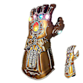 Miniatyrbillede 3 af 5: Thanos Handsker til Børn Infinity Gauntlet med LED Lys Avengers 4 Cosplay Legetøj