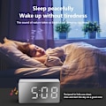 Miniatyrbilde 3 av 5: LED digital klokke skrivebord elektroniske dekorasjoner klokker rød ed