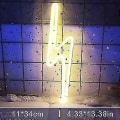Miniatyrbilde 1 av 5: Neonlys Flash LED Neon Vegglampe Nattlys Batteri Lightning2-Warm