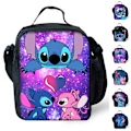 Miniatyrbild 3 av 3: Barn Flickor Pojkar Lilo Och Stitch Lunch Bag Skola Kontor Lunchlåda C