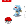 Miniatyrbillede 1 af 4: Nanoblocks Lille Bygge Pikachu Mursten Model Uddannelsesmæssige Legetøj Til Børn Fødselsdag Mursten Blokke Horsea