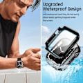 Miniatyrbilde 2 av 5: Vanntett etui kompatibel med Apple Watch 44 mm Svart Black 44mm