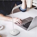Miniatyrbilde 3 av 6: Skrivebordslampe USB Bærbar Leselys Bordlampe Øyeomsorg 3 Lysmoduser Kontor Svanehalslampe Berøringskontroll Brukes til Studietegning Arbeid