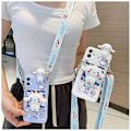 Miniatyrbilde 3 av 5: Sanrio Cinnamoroll 3D-deksel for Iphone 14 13 12 11 Pro Max X Xr Xs 7 8 Plus Søt Hund Stropp Tegneserie Deksel Lanyard UTEN speil og tau NO mirror and Rope For iPhone 12
