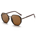 Miniatyrbilde 3 av 7: Nye Metalliske Mote Polariserte Solbriller Menn Polariserte Solbriller Kvinner Polygonal Anti UV Polariserte Solbriller Tilpasset Engros C2 Polarized Sunglasses