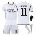 Miniatyrbillede 4 af 11: Real Madrid fodboldtrøje 2023-24 20 Vinicius 10 Modric 9 Benzema nr. 7 Hazard trøjeversion No home number XXL