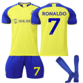 Pikkukuva 6 / 11: 22-23 Riyadh Victory Koti C Ronaldo No. 7 Jersey Jalkapallopuku Saudi-liiga Painettu Numero Sukilla Size 7 with socks #16