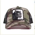 Miniatyrbilde 1 av 2: Mesh Dyrebrodert Caps Snapback Caps Leopard C Leopard camouflage