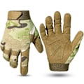 Miniatyrbilde 1 av 6: Men Shooting Gloves Military Army Tactical Full Finger Glove Touch Screen Breathable Cycling Airsoft Paintball Hunting Bike A9-Multicam A9-Multicam S