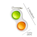 Miniatyrbillede 2 af 4: 3-pak - Mini Simple Dimple Pop It Fidget Legetøj - Legetøj