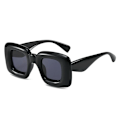 Pikkukuva 1 / 7: FF849 Unisex Muoti Vintage Paksut Neliömäiset Aurinkolasit Trendikkäät Retro Puhalluskehys Suorakulmaiset Aurinkolasit 1 Retro Sunglasses