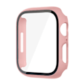 Miniatyrbild 1 av 6: Glass+ Cover för Apple Watch case 9 8 7 6 SE 5 iWatch Tillbehör Skärmskydd Apple Watch Series 45mm 41mm 44mm 40mm 42mm 38mm Rosa Rosa Rosa Pink 41mm series 7 8 9