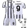 Miniatyrbild 7 av 11: 22-23 Ny version Juventus nr 7 Hovey nr 10 Pogba 22 Di Maria 10 Dybala fotbollströja set No. 7 Cristiano Ronaldo with socks #28