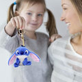 Miniatyrbillede 5 af 6: Stitch nøglering nøgleringe vedhæng mini figur tegneserie plys nøglering tema