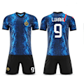 Pikkukuva 1 / 11: 21-22 Inter Milan kotipaita nro 10 Lautaro nro 7 Sanchez nro 9 Dzeko jalkapallokenttäpuku sukilla DN Customized No. 9 M#