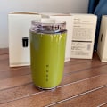 Miniatyrbilde 1 av 4: Termoskopp Varmt Kaffe Isolerte Termoskopp Sportsvannflaske med Mellomlag Vann Hvit Termoskopp 350ml Green