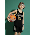 Miniatyrbilde 3 av 4: Lakers #23 Lebron James Draktssett Nr. 23 Basketballuniform Barn / Svart M (130-140cm) Black
