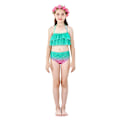 Miniatyrbild 3 av 5: 3-delad set flicka sjöjungfru svans bikini badkläder set STYLE 6 STYLE 6 140 cm
