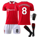 Pikkukuva 3 / 11: 22-23 Red Devils kotipaita nro 7 Ronaldo paita nro 25 Sancho 10 Rashford 1 De Gea jalkapalloasu Martial Printed No. 7 star + socks Children's clothing size 22