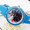 Miniatyrbilde 2 av 2: Spider-Man Thor Hulk Kvartsklokke Barn Gutter Superhelt Tegneserie Armbåndsur Gaver Blue